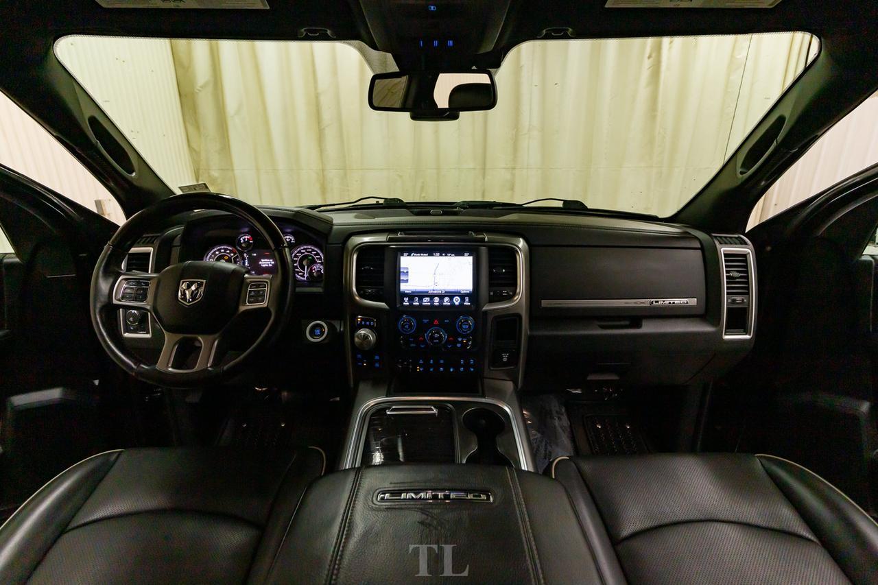 2016 Ram 1500 4x4 Crew Cab Limited EcoDiesel Leather Roof Nav Red Deer AB