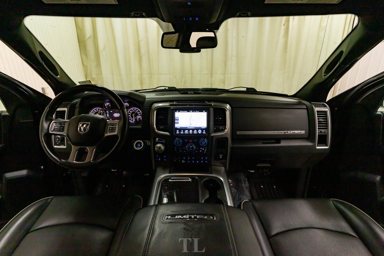 2016 Ram 1500 4x4 Crew Cab Limited EcoDiesel Leather Roof Nav Red Deer AB