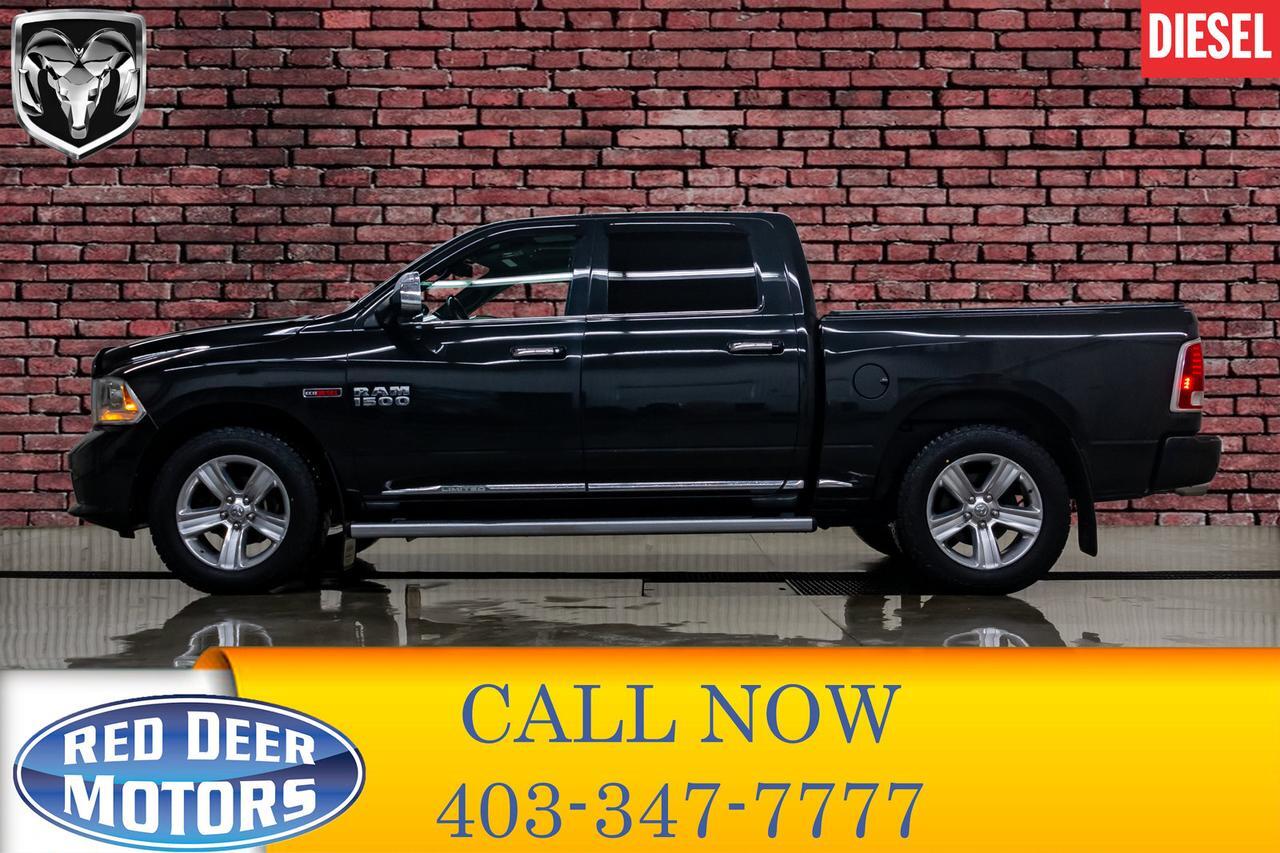 2016 Ram 1500 4x4 Crew Cab Limited EcoDiesel Leather Roof Nav