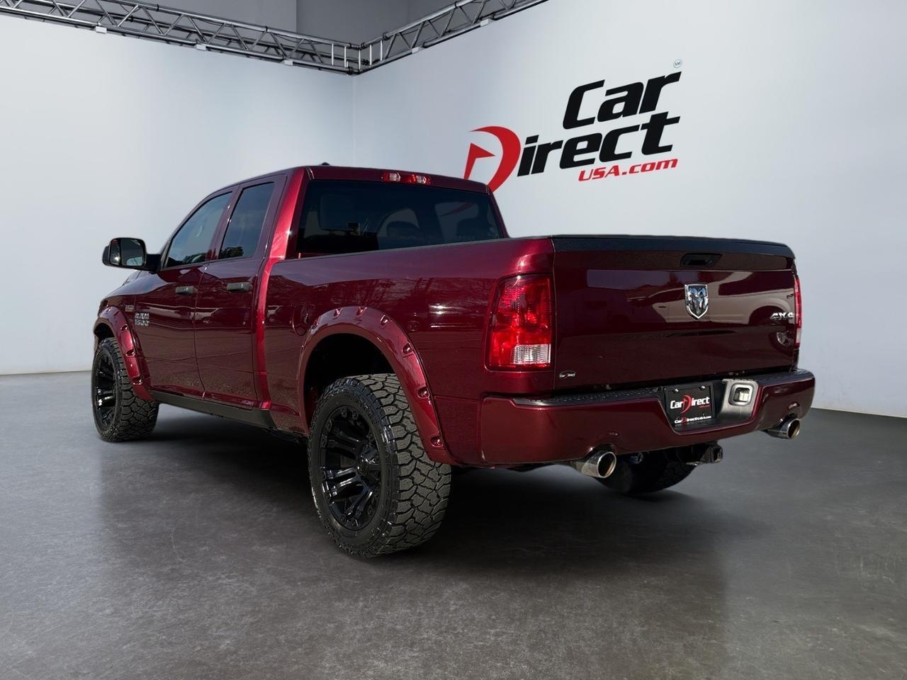 2016 Ram 1500 Express, 4X4, TOW PACKAGE, BACKUP CAMERA, CUSTOM FUEL WHEELS, BLUETOOTH, LOW MILEAGE, CLEAN CARFAX, RED HOT & READY TO RIDE! Virginia Beach VA