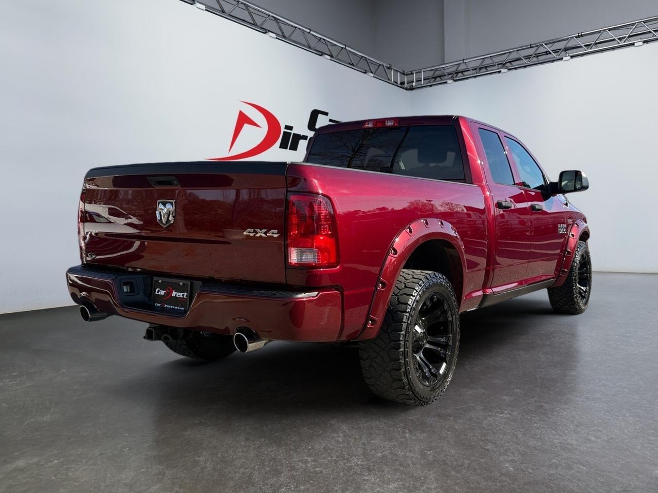 2016 Ram 1500 Express, 4X4, TOW PACKAGE, BACKUP CAMERA, CUSTOM FUEL WHEELS, BLUETOOTH, LOW MILEAGE, CLEAN CARFAX, RED HOT & READY TO RIDE! Virginia Beach VA