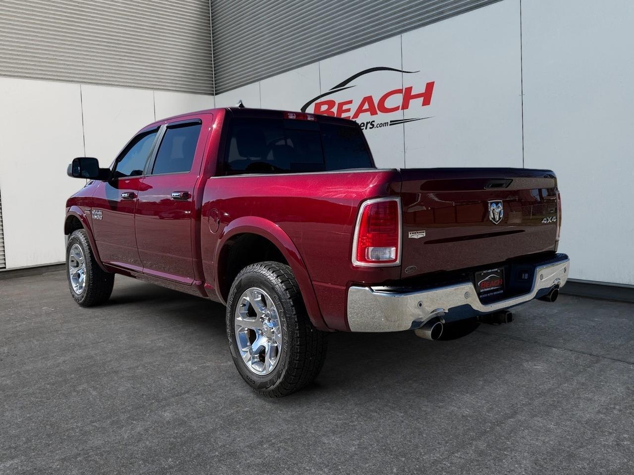 2016 Ram 1500 Laramie, BACKUP CAMERA, ALPINE SPEAKERS, HEATED STEERING WHEEL, HEATED AND VENTILATED SEATS, POWER REAR SLIDING WINDOW, POWER FOLD MIRRORS, NAVIGATION, POWER SUNROOF, REMOTE START, COME BY AND MAKE THIS TRUCK YOURS TODAY! Norfolk VA