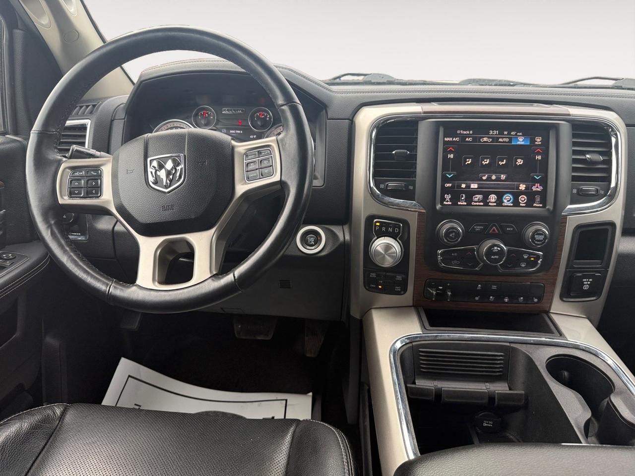 2016 Ram 1500 Laramie, HEATED AND VENTILATED SEATS, HEATED REAR SETAS, TOW PACKAGE, RUNNING BOARDS, SLIDING REAR WINDOW, POWER FOLDING MIRRORS, UNIVERSAL GARAGE DOOR OPENER, BACKUP CAMERA, REMOTE START, TONNEAU COVER, CLEAN CARFAX!