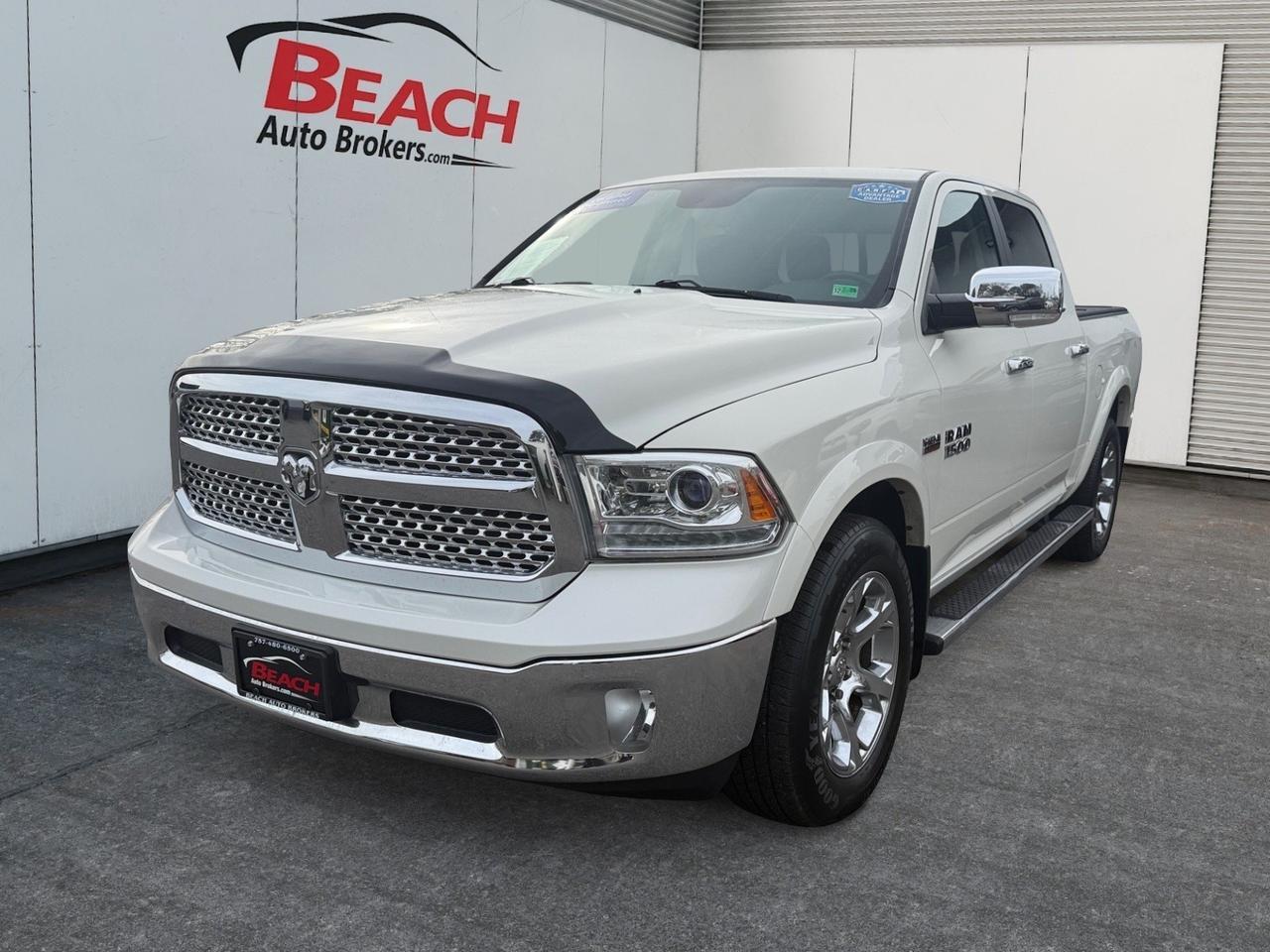 2016 Ram 1500 Laramie, HEATED AND VENTILATED SEATS, HEATED REAR SETAS, TOW PACKAGE, RUNNING BOARDS, SLIDING REAR WINDOW, POWER FOLDING MIRRORS, UNIVERSAL GARAGE DOOR OPENER, BACKUP CAMERA, REMOTE START, TONNEAU COVER, CLEAN CARFAX!