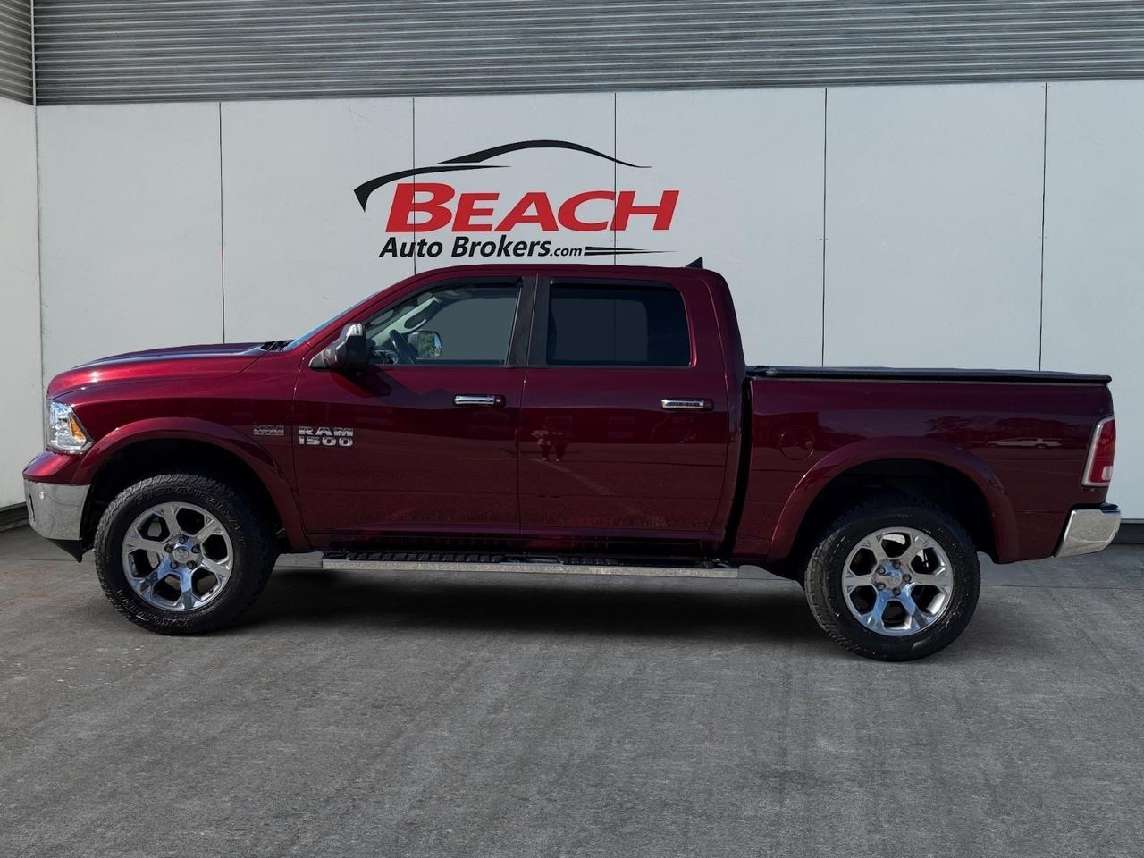 2016 Ram 1500 Laramie, HEATED/VENTILATED SEATS, HEATED REAR SEATS, SUNROOF, TONNEAU COVER, ALPINE SPEAKERS, POWER FOLDING MIRRORS, UNIVERSAL GARAGE DOOR OPENER, BED LINER, TOW PACKAGE, POWER SLIDING REAR WINDOW, CLEAN CARFAX! Norfolk VA