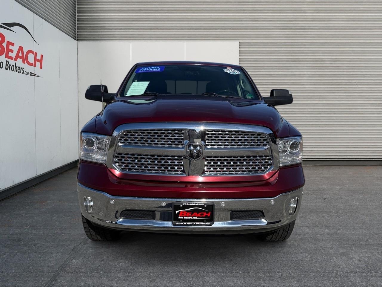 2016 Ram 1500 Laramie, HEATED/VENTILATED SEATS, HEATED REAR SEATS, SUNROOF, TONNEAU COVER, ALPINE SPEAKERS, POWER FOLDING MIRRORS, UNIVERSAL GARAGE DOOR OPENER, BED LINER, TOW PACKAGE, POWER SLIDING REAR WINDOW, CLEAN CARFAX! Norfolk VA