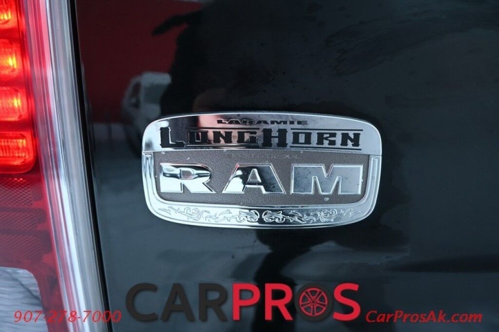 2016 Ram 1500 Laramie Longhorn - 4X4 - Crew Cab - 5.7L HEMI V8 - Auto Start - Heated and Cooled Leather Seats - Navigation - Backup Camera - Tow Pkg - Front and Rear Parking Sensors - Tonneau Cover - Ram Boxes Anchorage AK