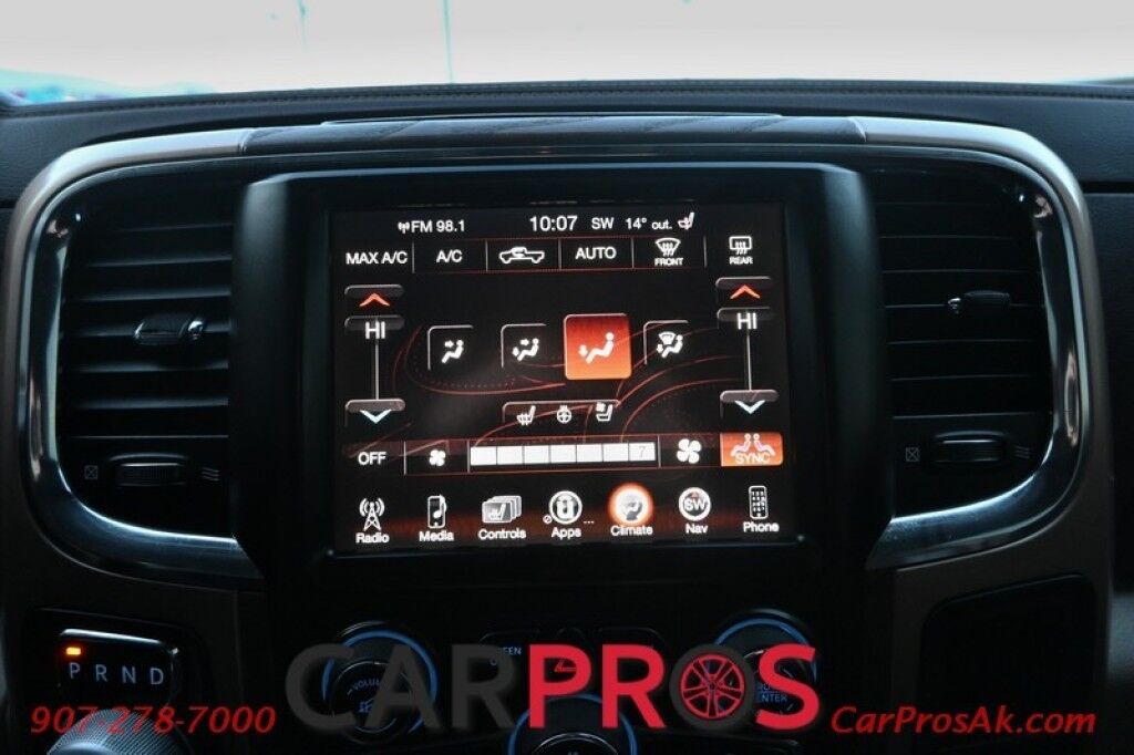 2016 Ram 1500 Laramie Longhorn - 4X4 - Crew Cab - 5.7L HEMI V8 - Auto Start - Heated and Cooled Leather Seats - Navigation - Backup Camera - Tow Pkg - Front and Rear Parking Sensors - Tonneau Cover - Ram Boxes Anchorage AK