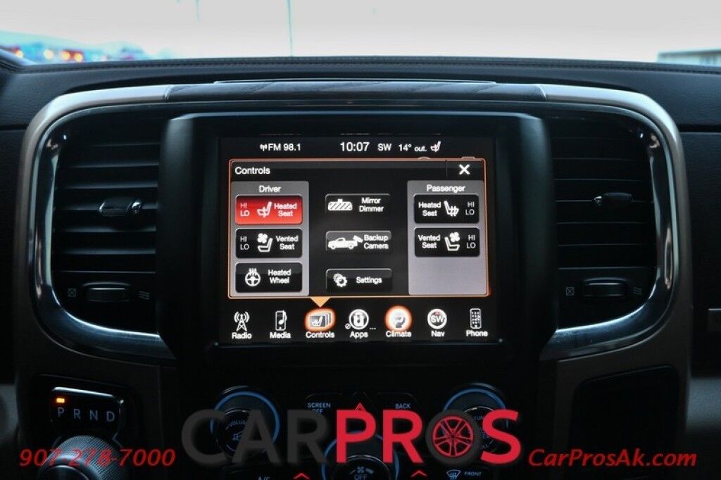 2016 Ram 1500 Laramie Longhorn - 4X4 - Crew Cab - 5.7L HEMI V8 - Auto Start - Heated and Cooled Leather Seats - Navigation - Backup Camera - Tow Pkg - Front and Rear Parking Sensors - Tonneau Cover - Ram Boxes Anchorage AK