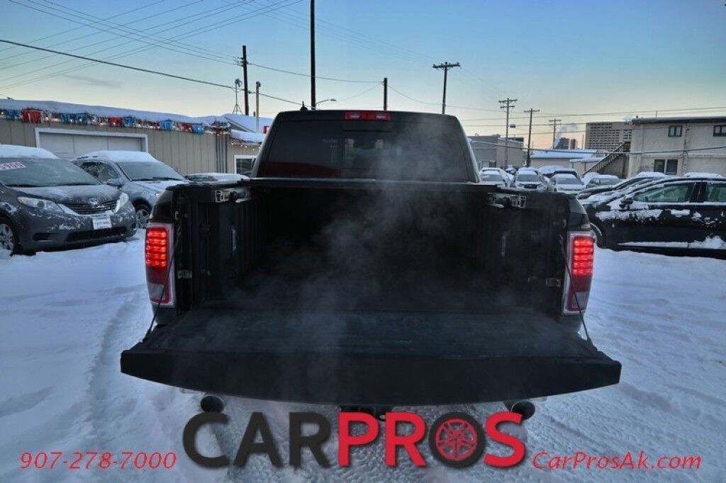 2016 Ram 1500 Laramie Longhorn - 4X4 - Crew Cab - 5.7L HEMI V8 - Auto Start - Heated and Cooled Leather Seats - Navigation - Backup Camera - Tow Pkg - Front and Rear Parking Sensors - Tonneau Cover - Ram Boxes Anchorage AK