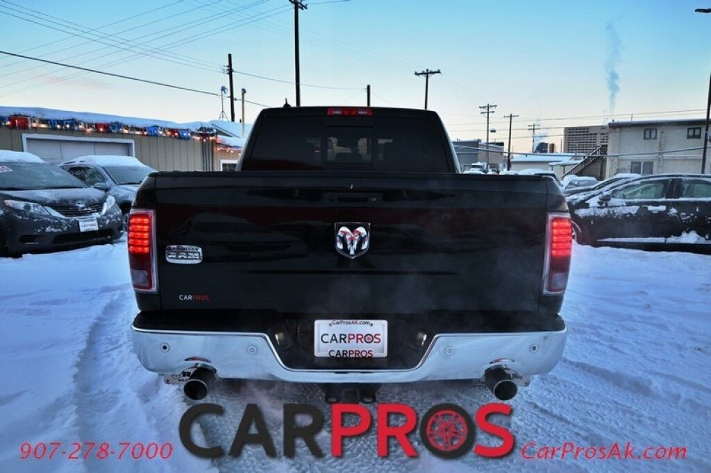 2016 Ram 1500 Laramie Longhorn - 4X4 - Crew Cab - 5.7L HEMI V8 - Auto Start - Heated and Cooled Leather Seats - Navigation - Backup Camera - Tow Pkg - Front and Rear Parking Sensors - Tonneau Cover - Ram Boxes Anchorage AK