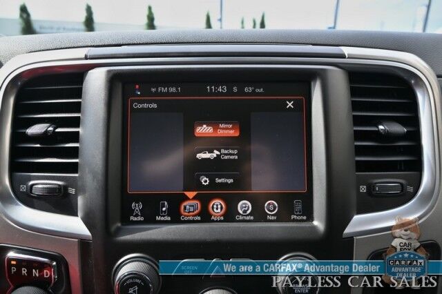 2016 Ram 1500 Outdoorsman / 4X4 / Crew Cab / Eco Diesel / Air Suspension / Auto Start / Power Driver's Seat / Navigation / Alpine Speakers / Bluetooth / Back Up Camera / Parking Sensors / Cruise Control / Bed Liner / Tow Pkg Anchorage AK