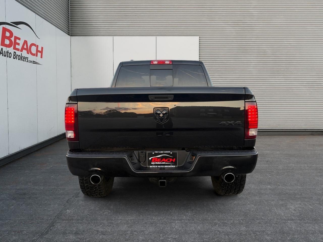 2016 Ram 1500 Sport, HEATED STEERING WHEEL, HEATED SEATS, UNIVERSAL GARAGE DOOR OPENER, HEATED AND POWER MIRRORS, POWER REAR WINDOW, TOW PACKAGE, BLUETOOTH, KEYLESS ENTRY, LOW MILES, THIS IS A GREAT TRUCK FOR A GREAT PRICE! Norfolk VA