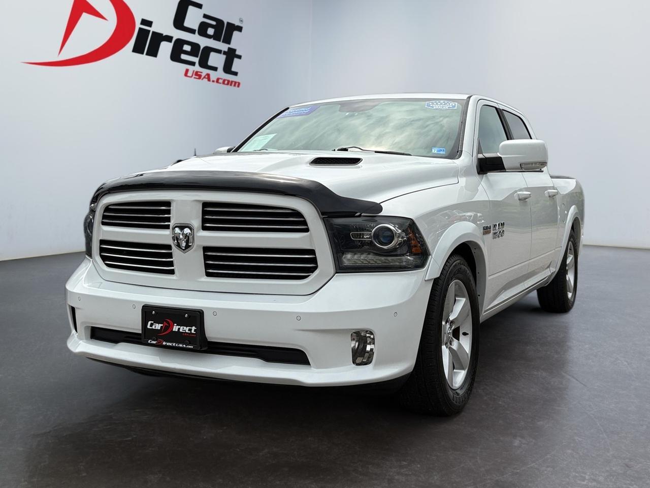 2016 Ram 1500 Sport, TOW PACKAGE, BED LINER, SOFT TONNEAU COVER, HEATED & VENTILATED SEATS, BACKUP CAMERA WITH PARKING SENSORS, REMOTE START, NAVIGATION, REAR POWER SLIDING WINDOW, ONLY 88K MILES, CLEAN CARFAX, THIS RAM IS LIKE BRAND NEW! Virginia Beach VA