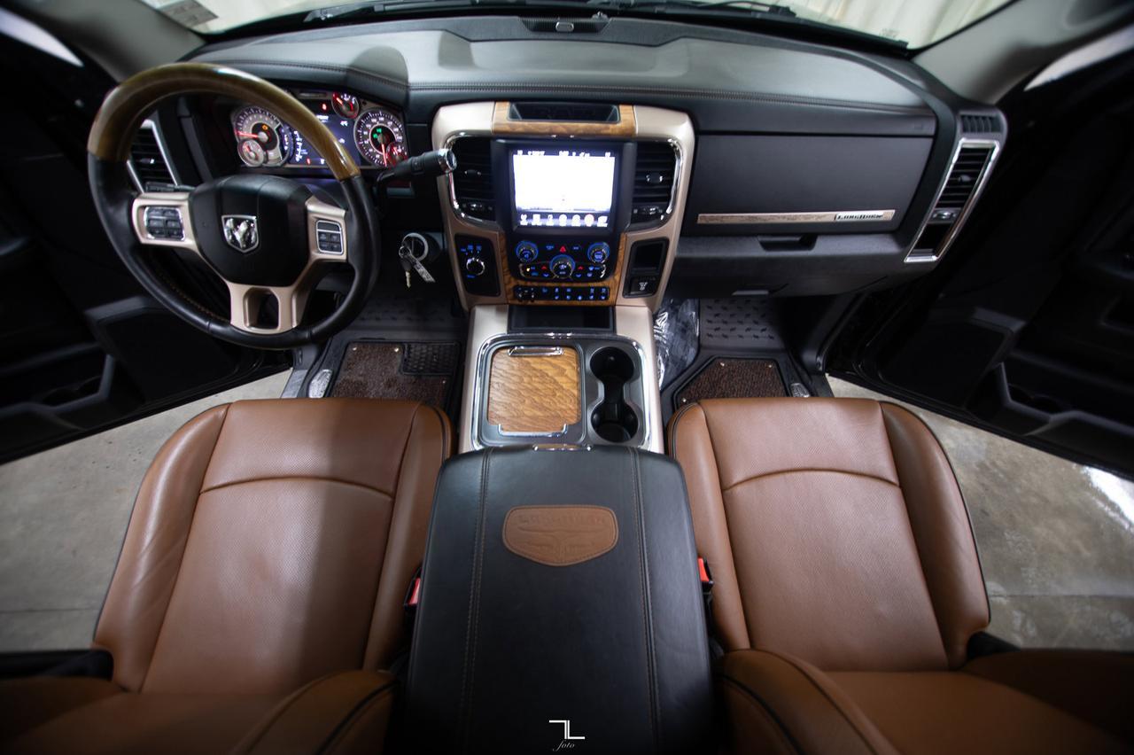 2016 Ram 2500 4x4 Crew Cab Longhorn HEMI Leather Nav BCam Red Deer AB