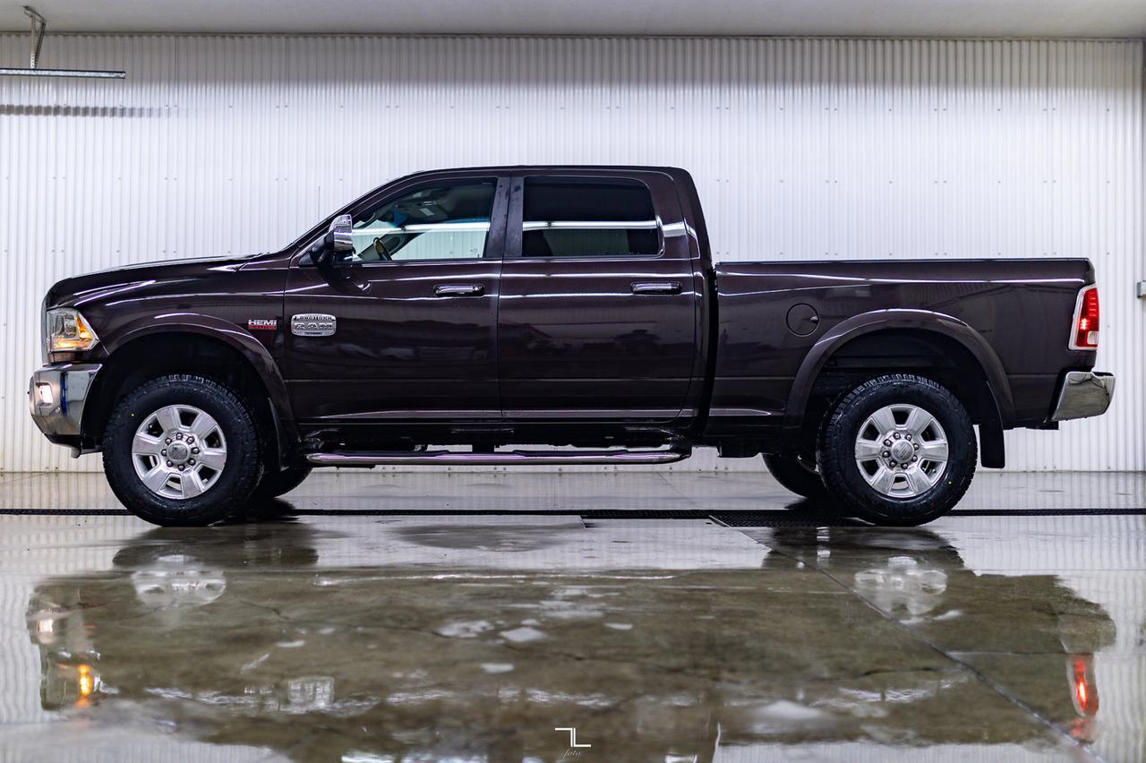 2016 Ram 2500 4x4 Crew Cab Longhorn HEMI Leather Nav BCam Red Deer AB
