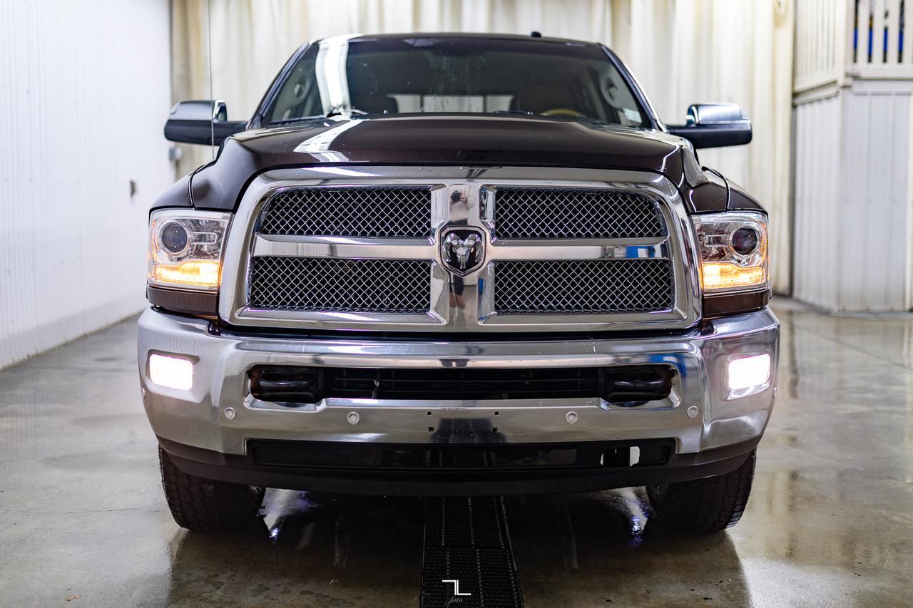 2016 Ram 2500 4x4 Crew Cab Longhorn HEMI Leather Nav BCam Red Deer AB