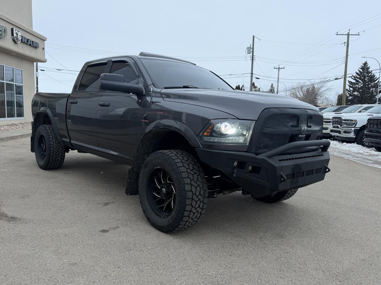 2016 Ram 2500 Laramie | RIG READY RAM | DELETED & TUNED | Lifted | Fuel Wheels | Aftermarket Bumpers | Loaded!! Redwater AB