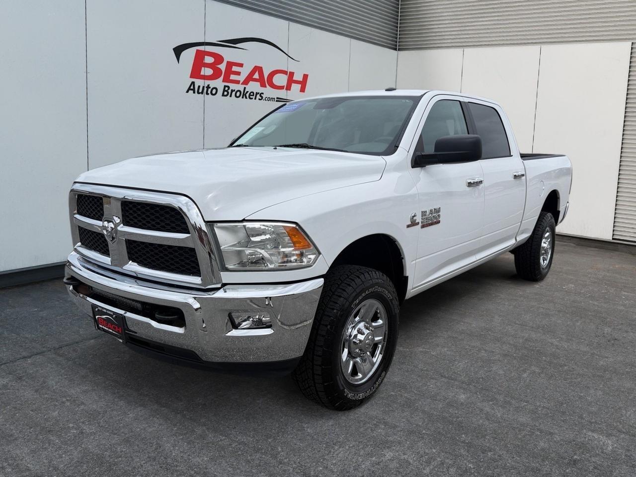 2016 Ram 2500 SLT, BLUETOOTH, POWER/HEATED MIRRORS, POWER SLIDING REAR WINDOW, TOW PACKAGE, BACKUP CAMERA, BED LINER, MANUAL FOLDING MIRRORS, CRUISE CONTROL, TOW HOOKS, BUILT TO TOW, READY TO ROLL!