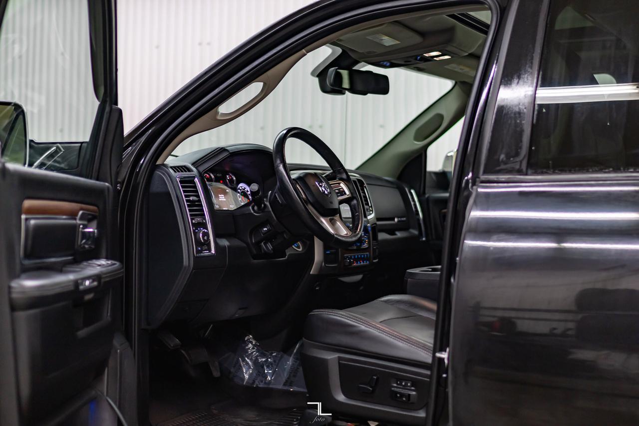 2016 Ram 3500 4x4 Crew Cab Laramie Diesel AISIN Leather Roof Nav Red Deer AB
