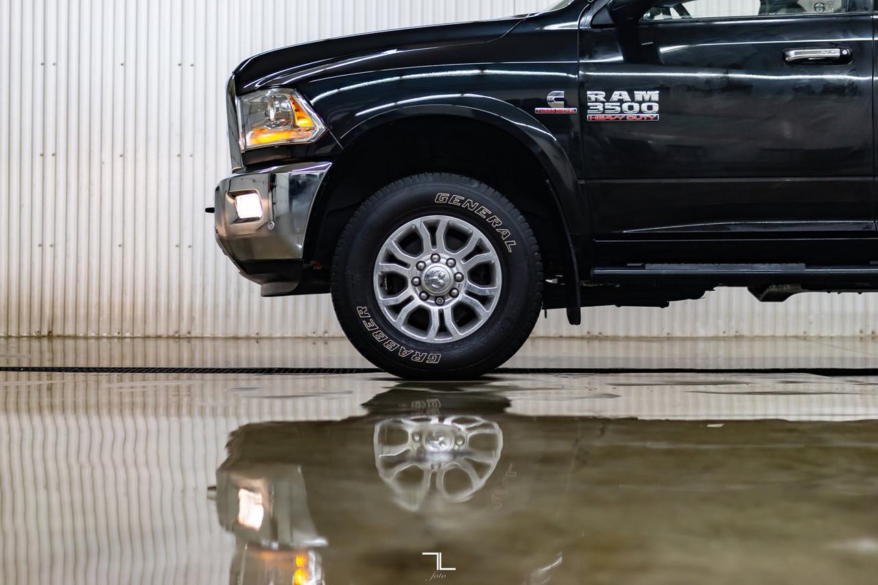 2016 Ram 3500 4x4 Crew Cab Laramie Diesel AISIN Leather Roof Nav Red Deer AB