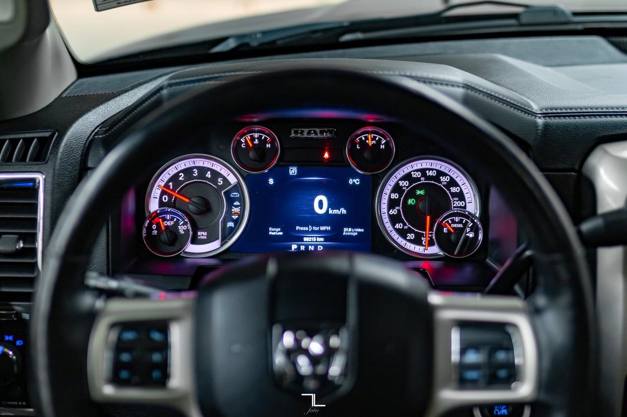 2016 Ram 3500 4x4 Crew Cab Laramie Diesel AISIN Leather Roof Nav Red Deer AB