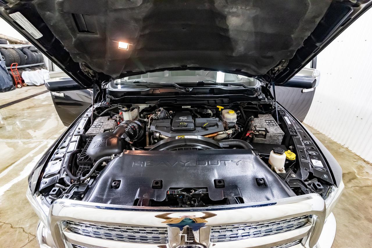 2016 Ram 3500 4x4 Crew Cab Laramie Diesel AISIN Leather Roof Nav Red Deer AB