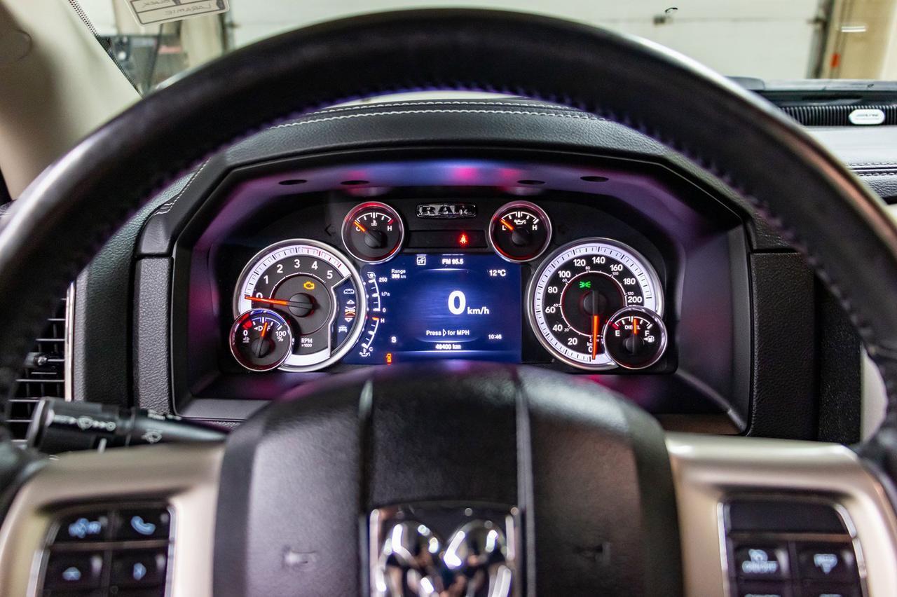 2016 Ram 3500 4x4 Crew Cab Laramie Manual Diesel Lift Red Deer AB