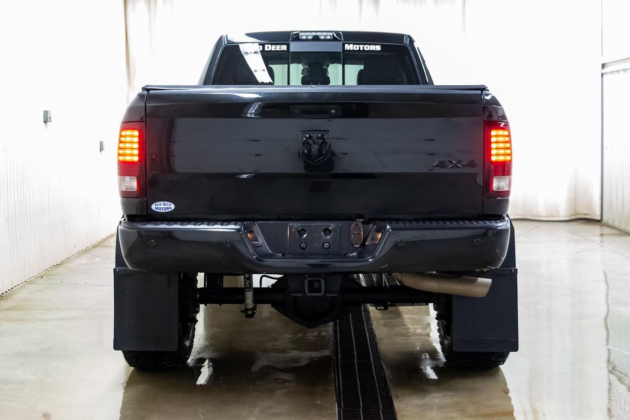 2016 Ram 3500 4x4 Crew Cab Laramie Manual Diesel Lift Red Deer AB