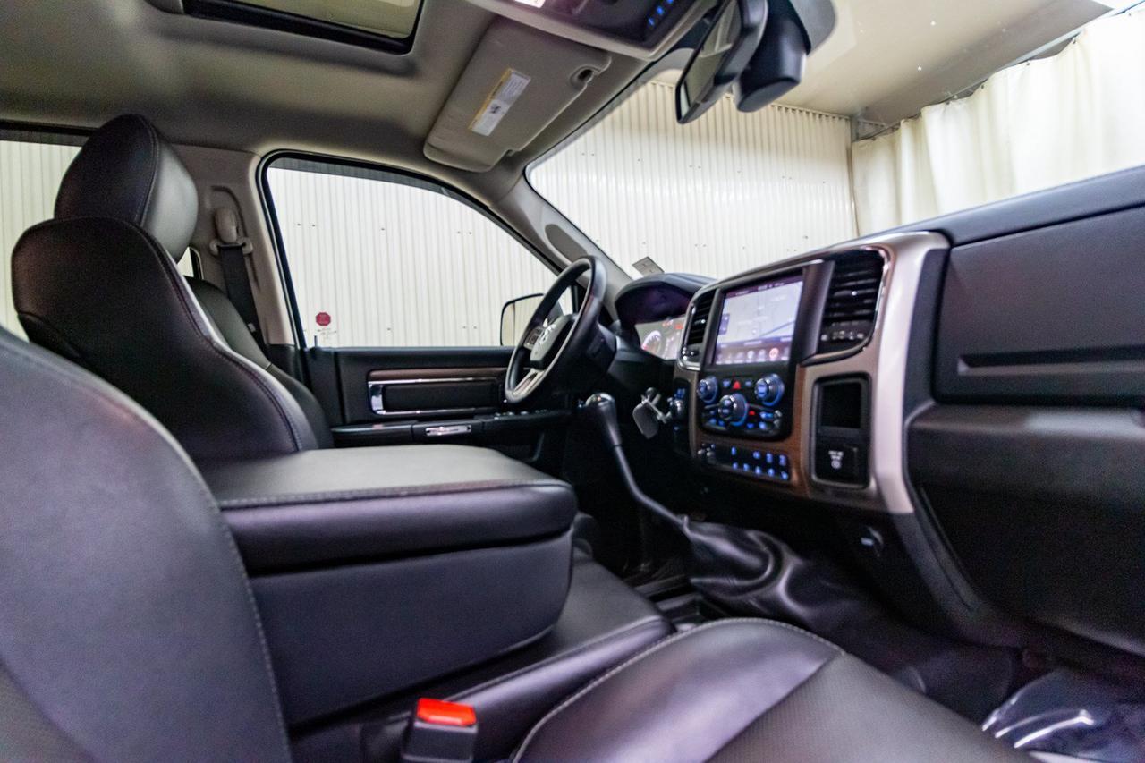 2016 Ram 3500 4x4 Crew Cab Laramie Manual Diesel Lift Red Deer AB