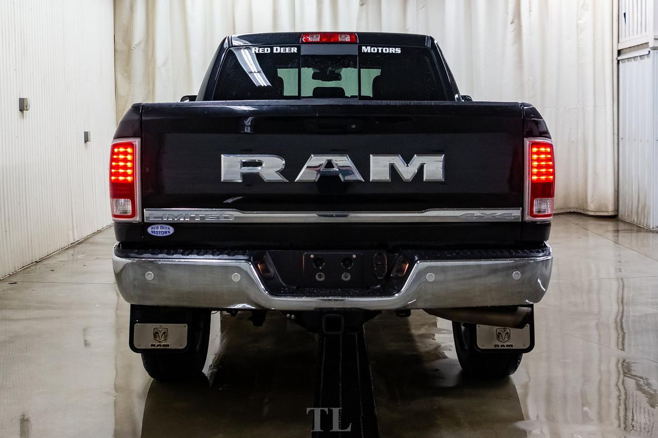 2016 Ram 3500 4x4 Crew Cab Limited Diesel Leather Roof Nav Red Deer AB