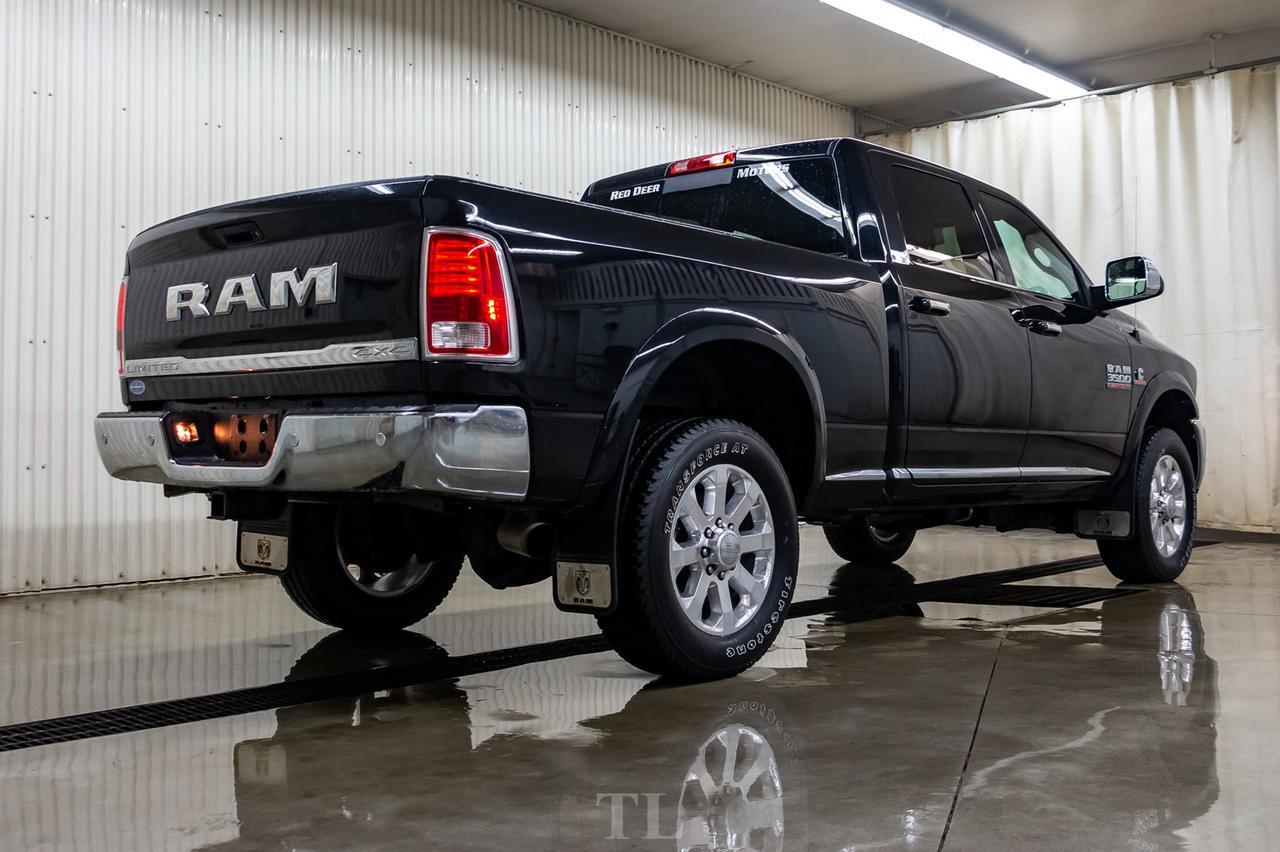 2016 Ram 3500 4x4 Crew Cab Limited Diesel Leather Roof Nav Red Deer AB