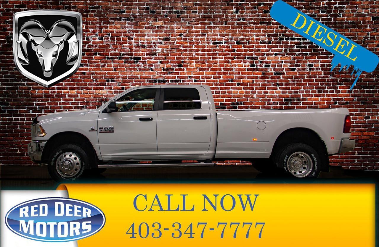 2016 Ram 3500 4x4 Crew Cab SLT Diesel Dually Red Deer AB
