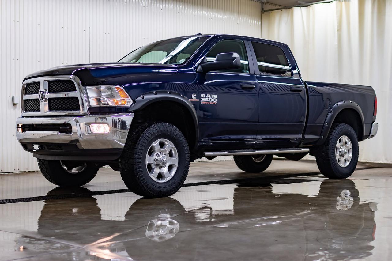 2016 Ram 3500 4x4 Crew Cab SLT Diesel Level Kit Red Deer AB