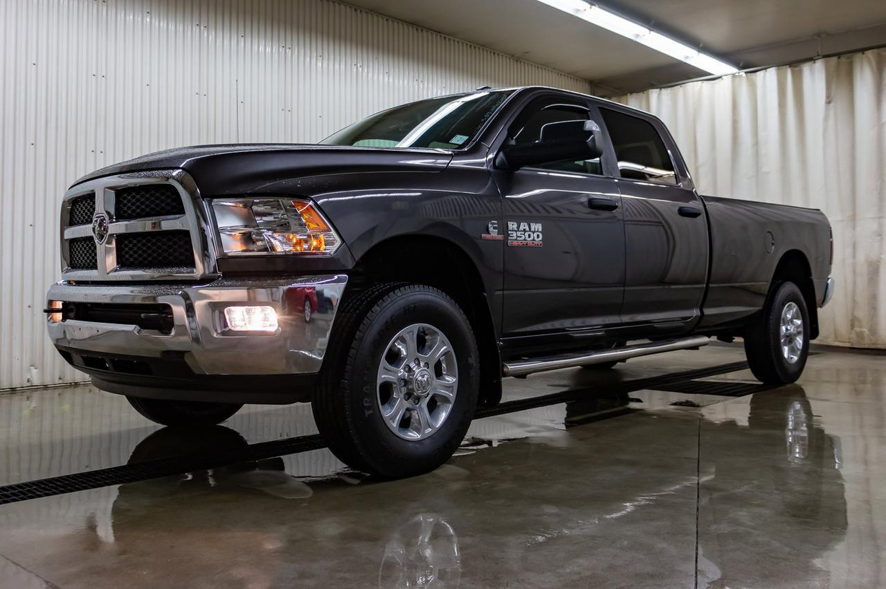 2016 Ram 3500 4x4 Crew Cab SLT Longbox Diesel AISIN Leather Red Deer AB