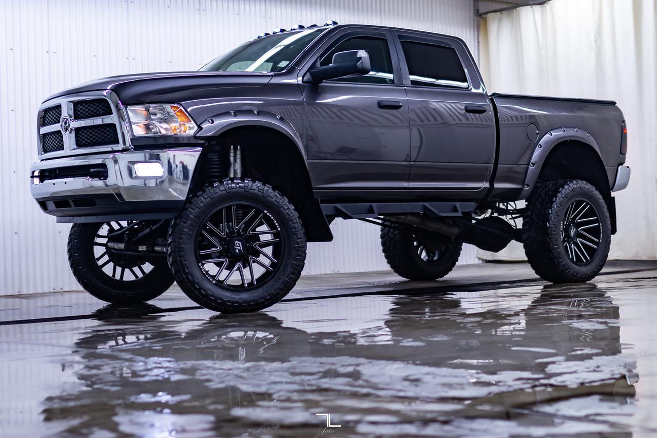 2016 Ram 3500 4x4 Crew Cab SLT Megatron Diesel 8" Lift Red Deer AB