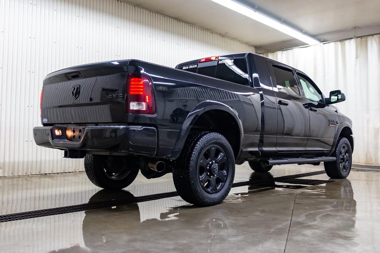 2016 Ram 3500 4x4 Mega Cab Laramie Diesel Leather Roof Nav DVD Red Deer AB