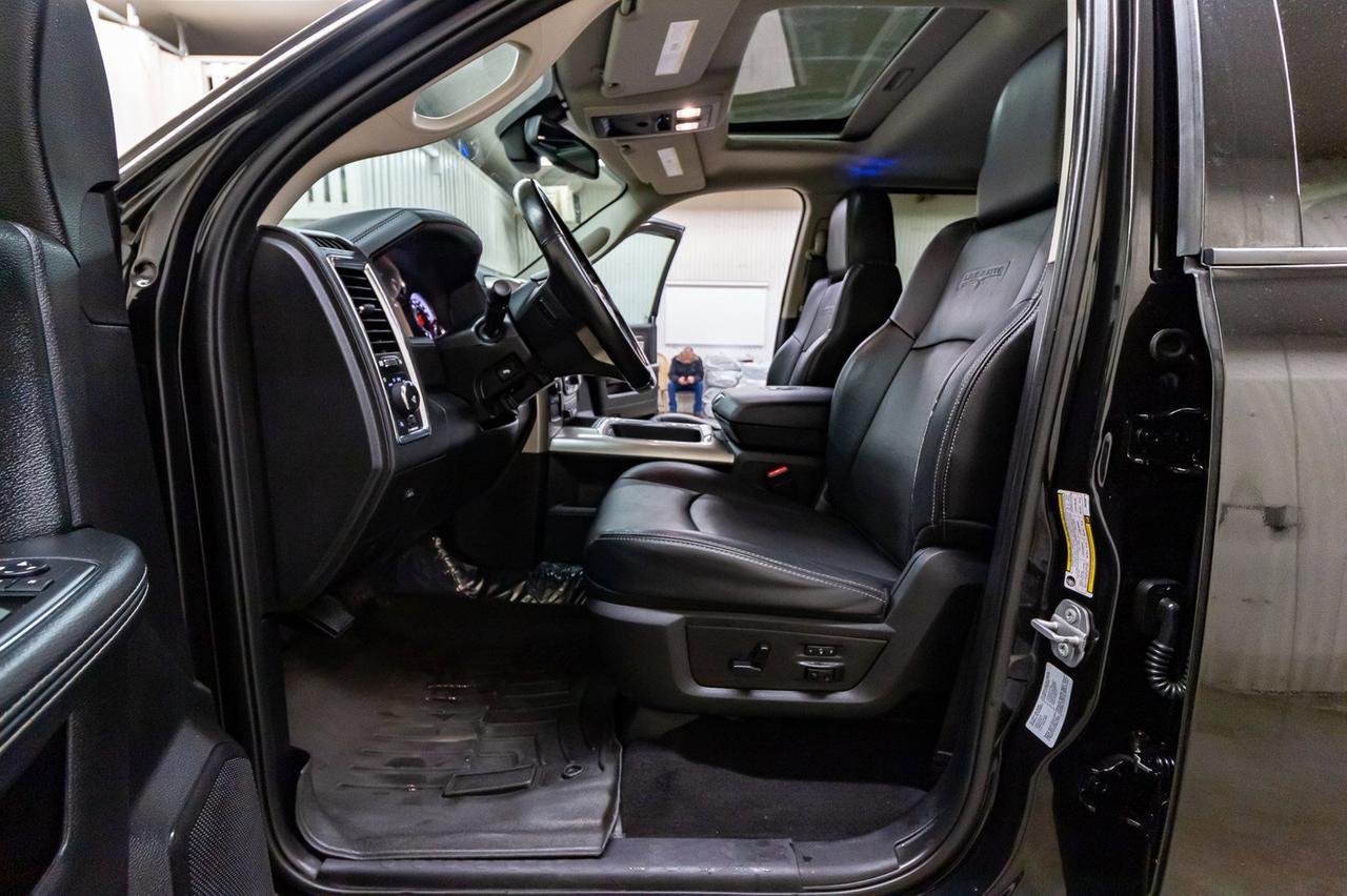 2016 Ram 3500 4x4 Mega Cab Laramie Diesel Leather Roof Nav DVD Red Deer AB