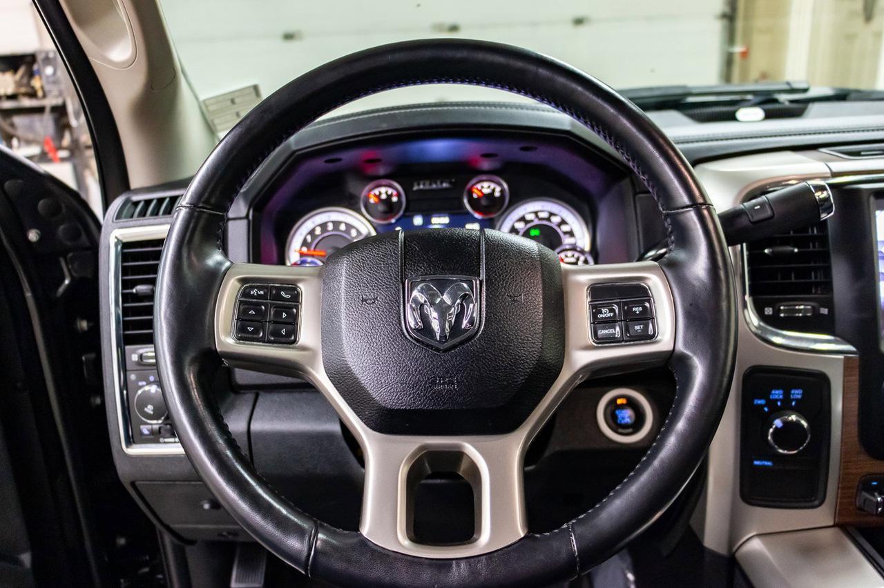 2016 Ram 3500 4x4 Mega Cab Laramie Diesel Leather Roof Nav DVD Red Deer AB