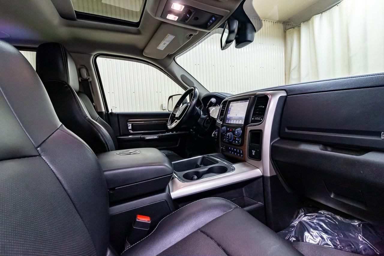 2016 Ram 3500 4x4 Mega Cab Laramie Diesel Leather Roof Nav DVD Red Deer AB