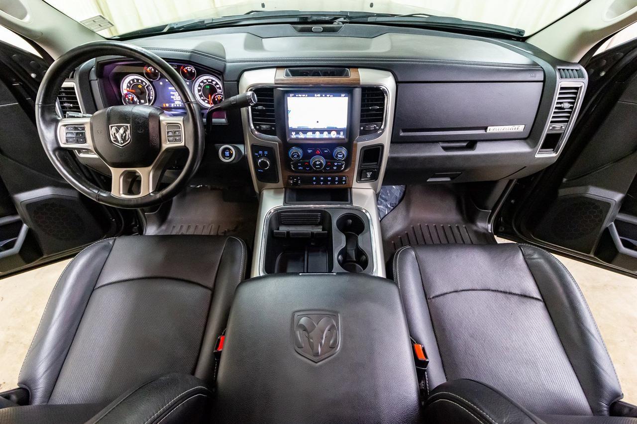 2016 Ram 3500 4x4 Mega Cab Laramie Diesel Leather Roof Nav DVD Red Deer AB