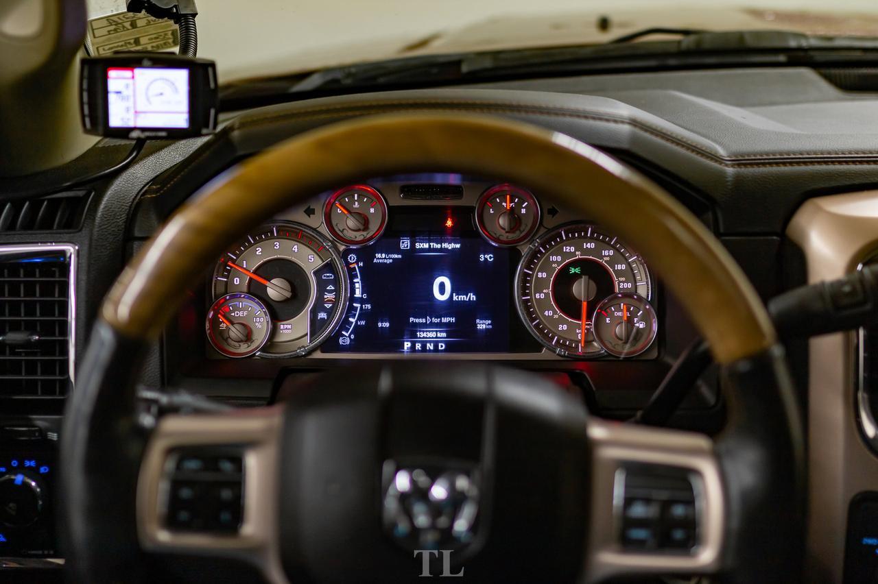 2016 Ram 3500 4x4 Mega Cab Longhorn Diesel Leather Roof Nav Red Deer AB