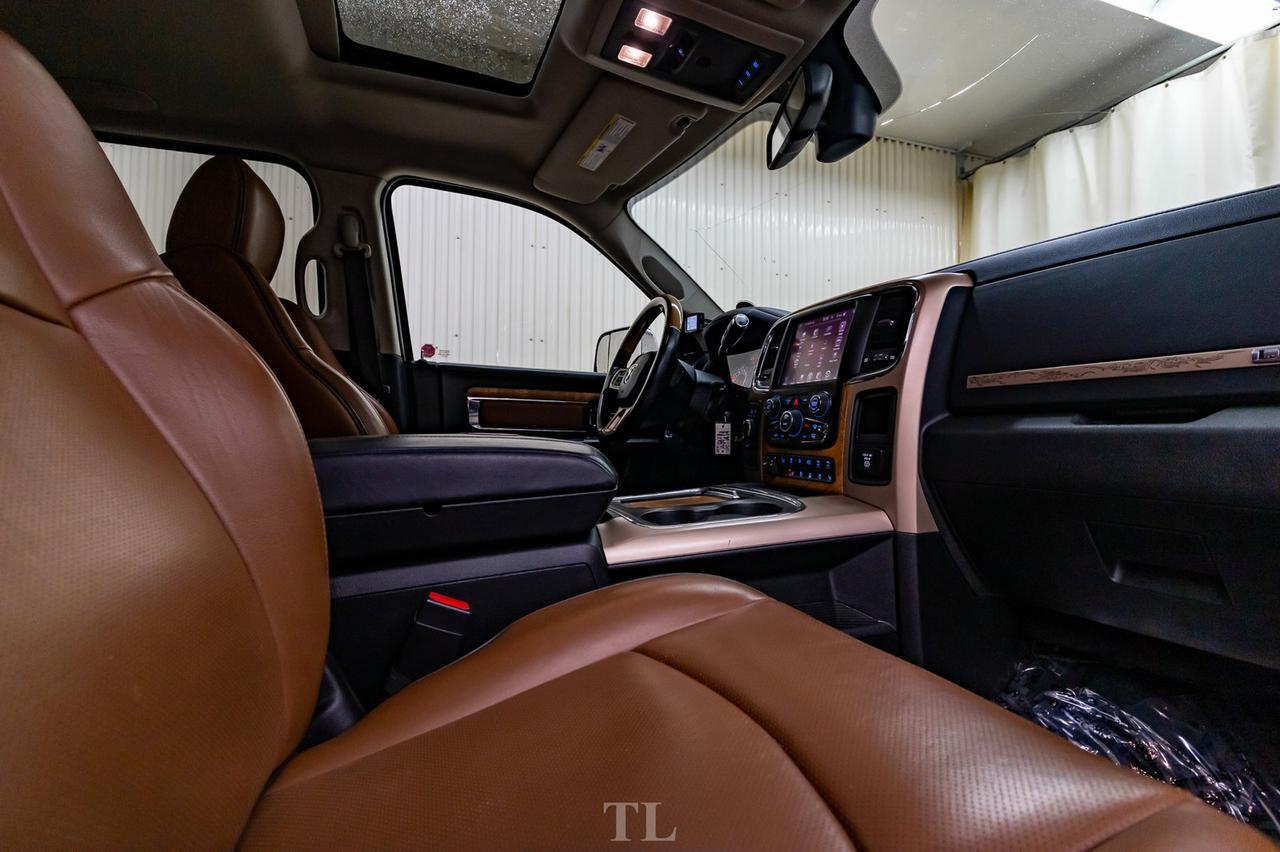 2016 Ram 3500 4x4 Mega Cab Longhorn Diesel Leather Roof Nav Red Deer AB