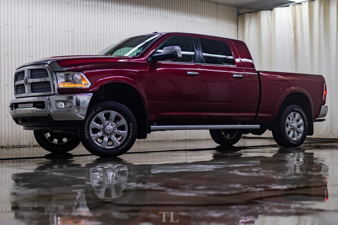 2016 Ram 3500 4x4 Mega Cab Longhorn Diesel Leather Roof Nav Red Deer AB