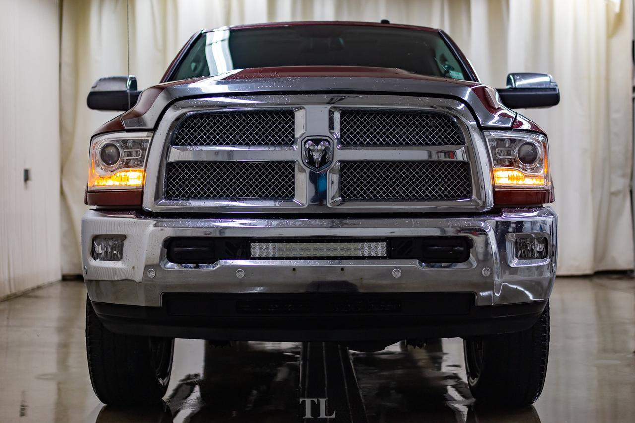 2016 Ram 3500 4x4 Mega Cab Longhorn Diesel Leather Roof Nav Red Deer AB
