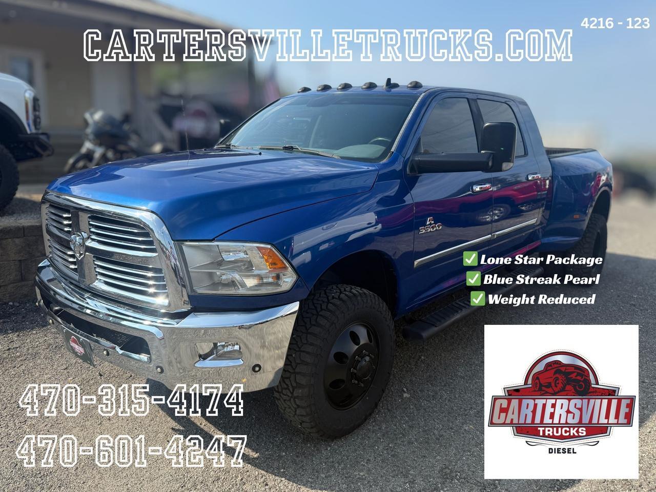 2016 Ram 3500 SOLD SOLD SOLD*** LoneStar MegaCab 4X4 - DUALLY - DELETED