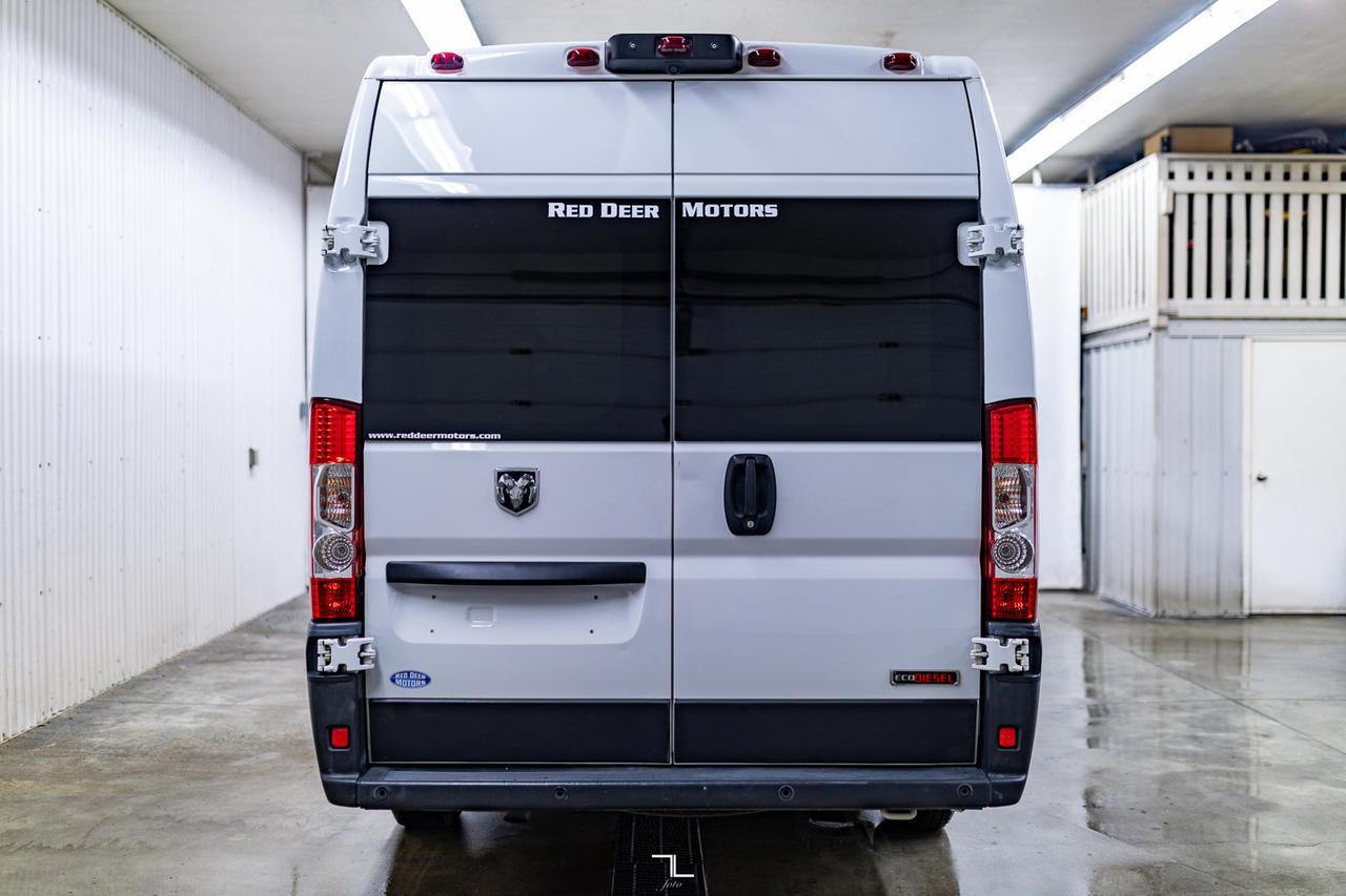 2016 Ram ProMaster 3500 High Roof Extended Cargo Van Diesel BCam Red Deer AB