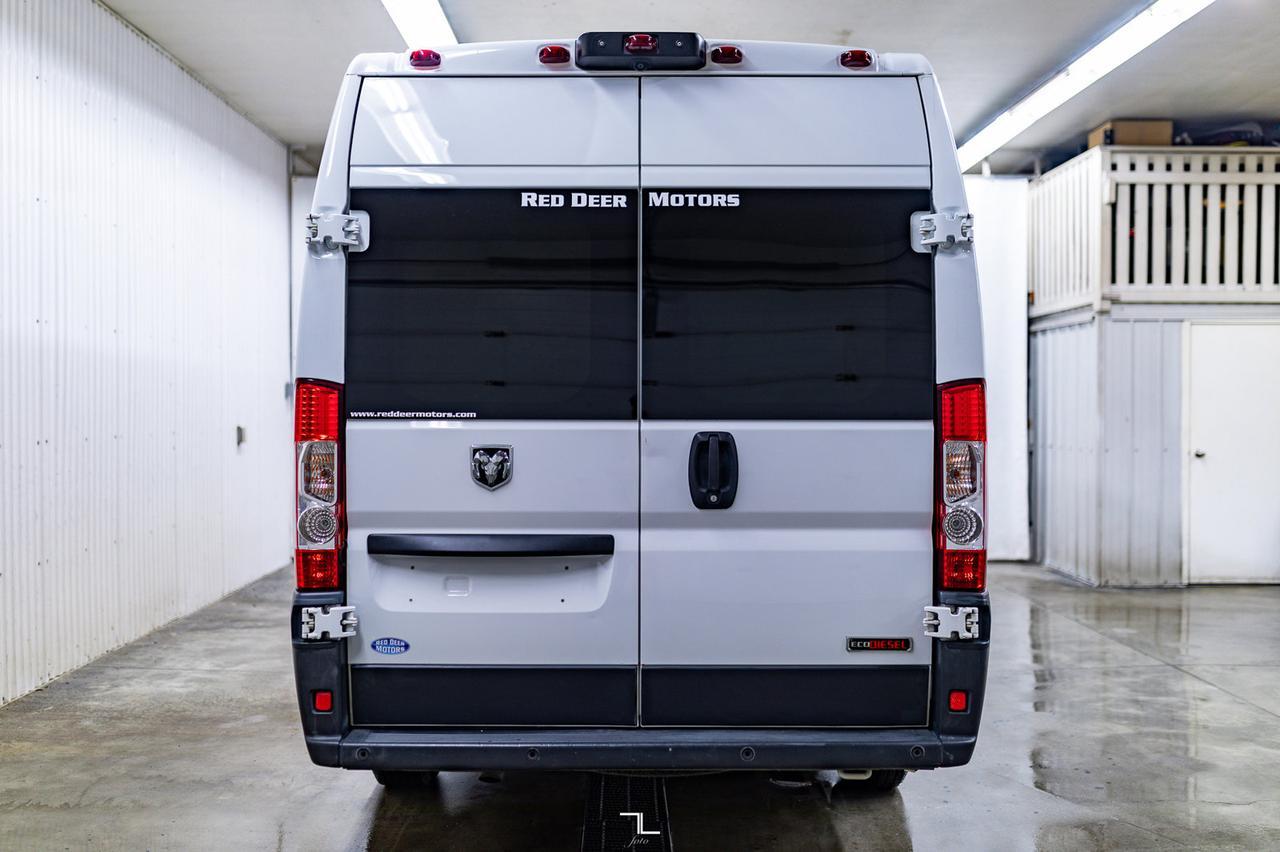 2016 Ram ProMaster 3500 High Roof Extended Cargo Van Diesel BCam Red Deer AB