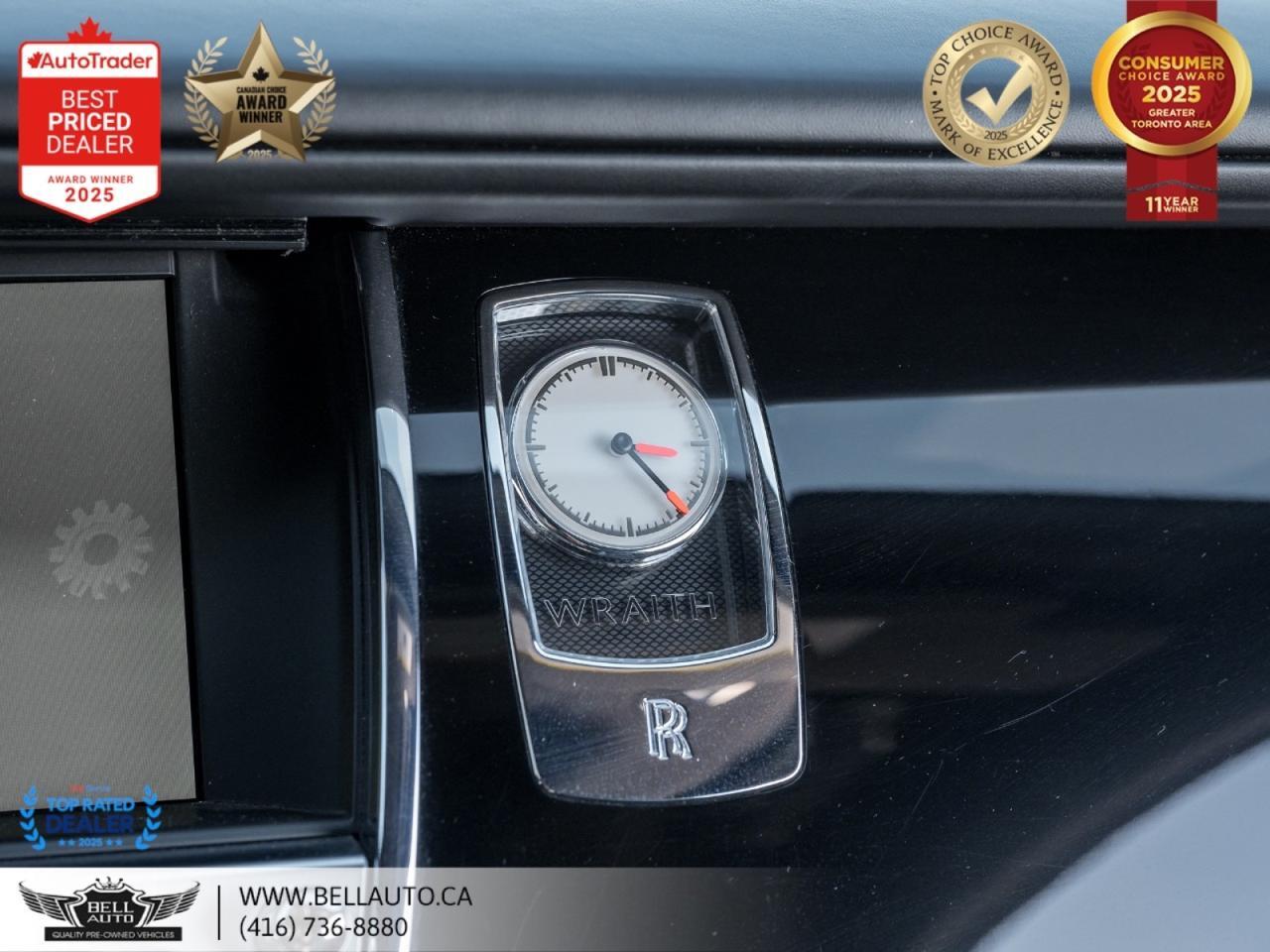 2016 Rolls-Royce Wraith LOADED BLK ON BLK CLEANCARFAX NOACCIDENT Toronto ON