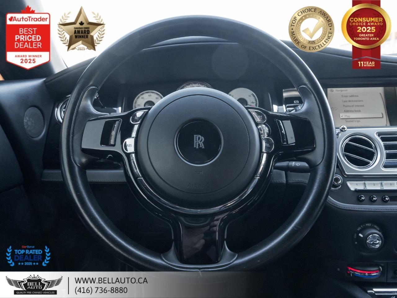 2016 Rolls-Royce Wraith LOADED BLK ON BLK CLEANCARFAX NOACCIDENT Toronto ON